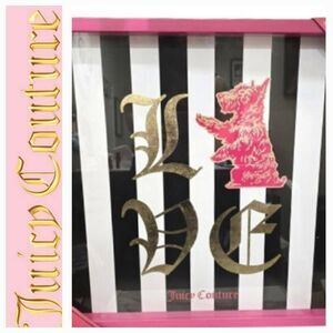 Juicy Couture Home Love Scottie Dog Framed Wall Decor